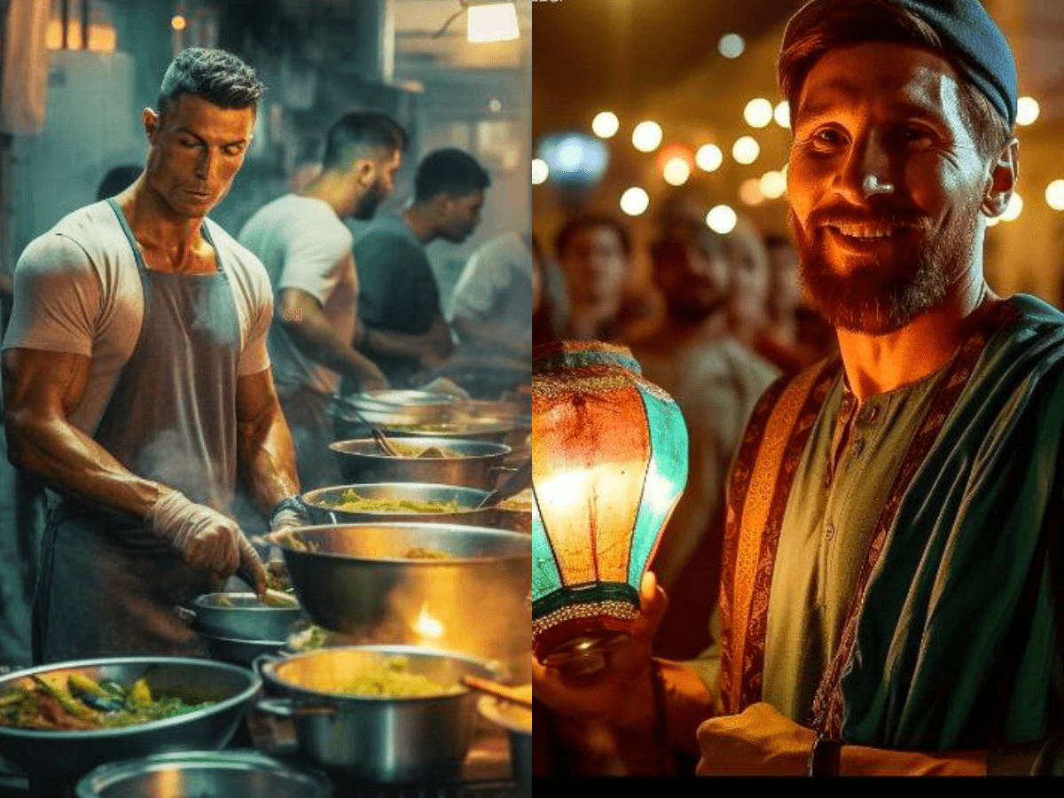 Messi, Ronaldo, Musk, Bill Gates in spirit of Ramzan as AI artist makes imagination come to life