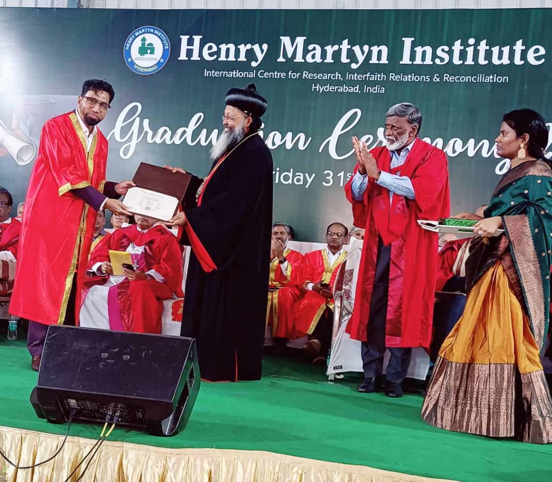 Prof  Siddiqui of MANUU gets Honoris Causa from HMI