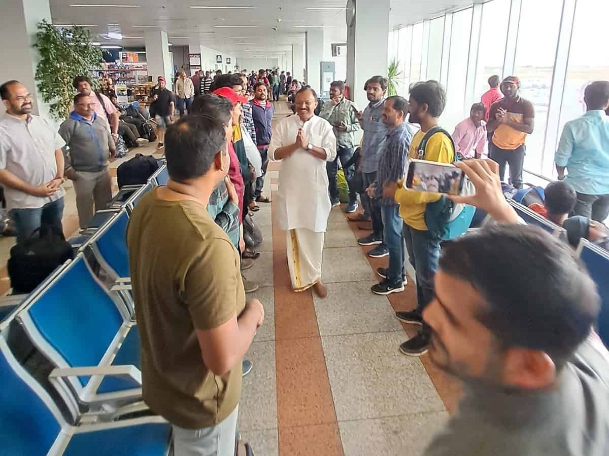 Operation Kaveri: 362 Indian evacuees from Jeddah leave for Bengaluru