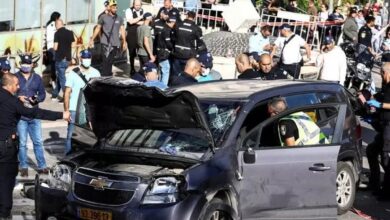 Five injured in car ramming attack near Jerusalem market