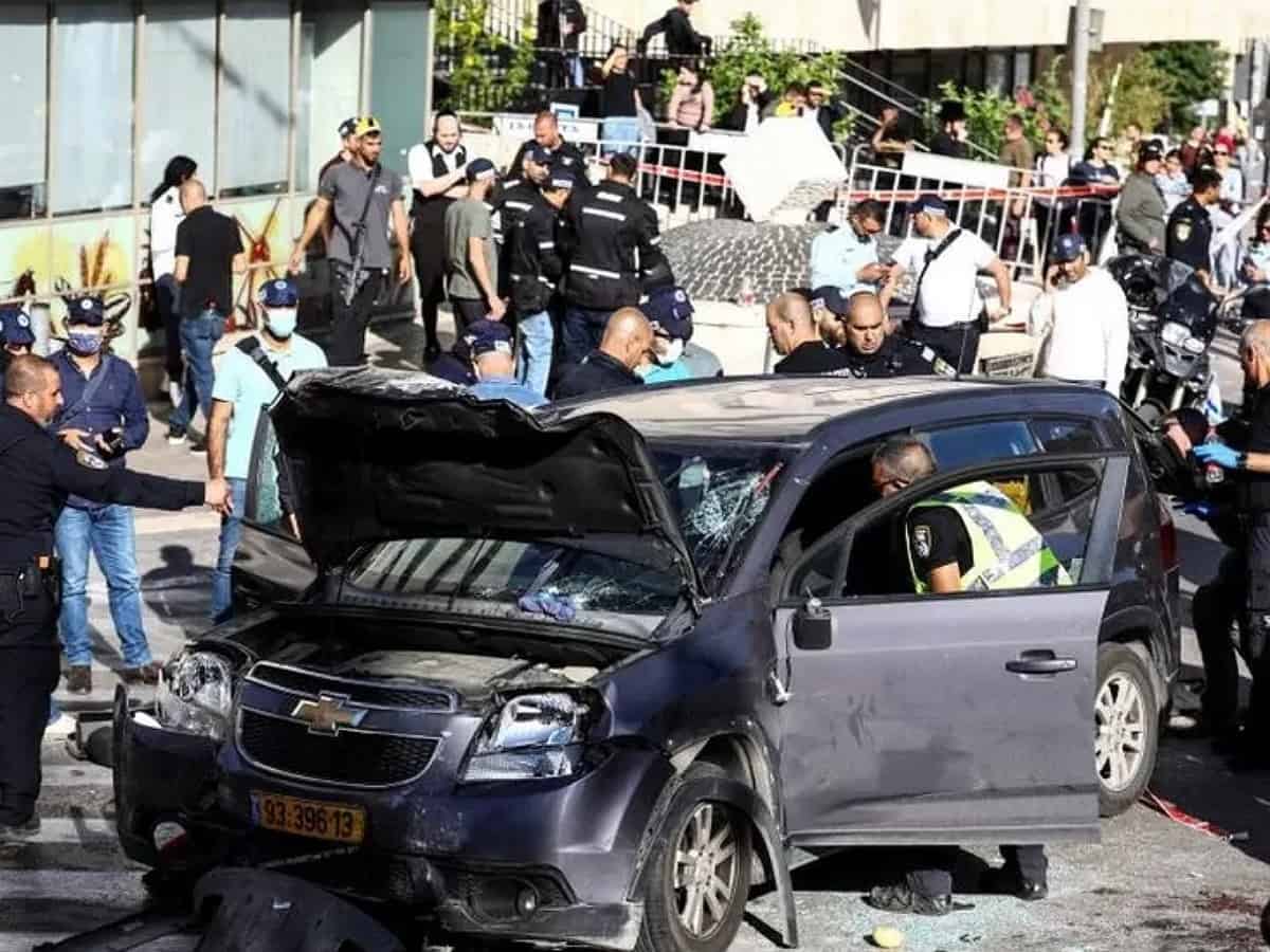 Five injured in car ramming attack near Jerusalem market