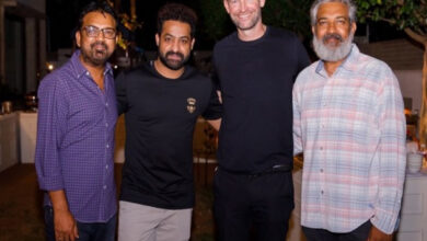 Jr NTR hosts dinner for Amazon Studios top executive, S S Rajamouli joins them