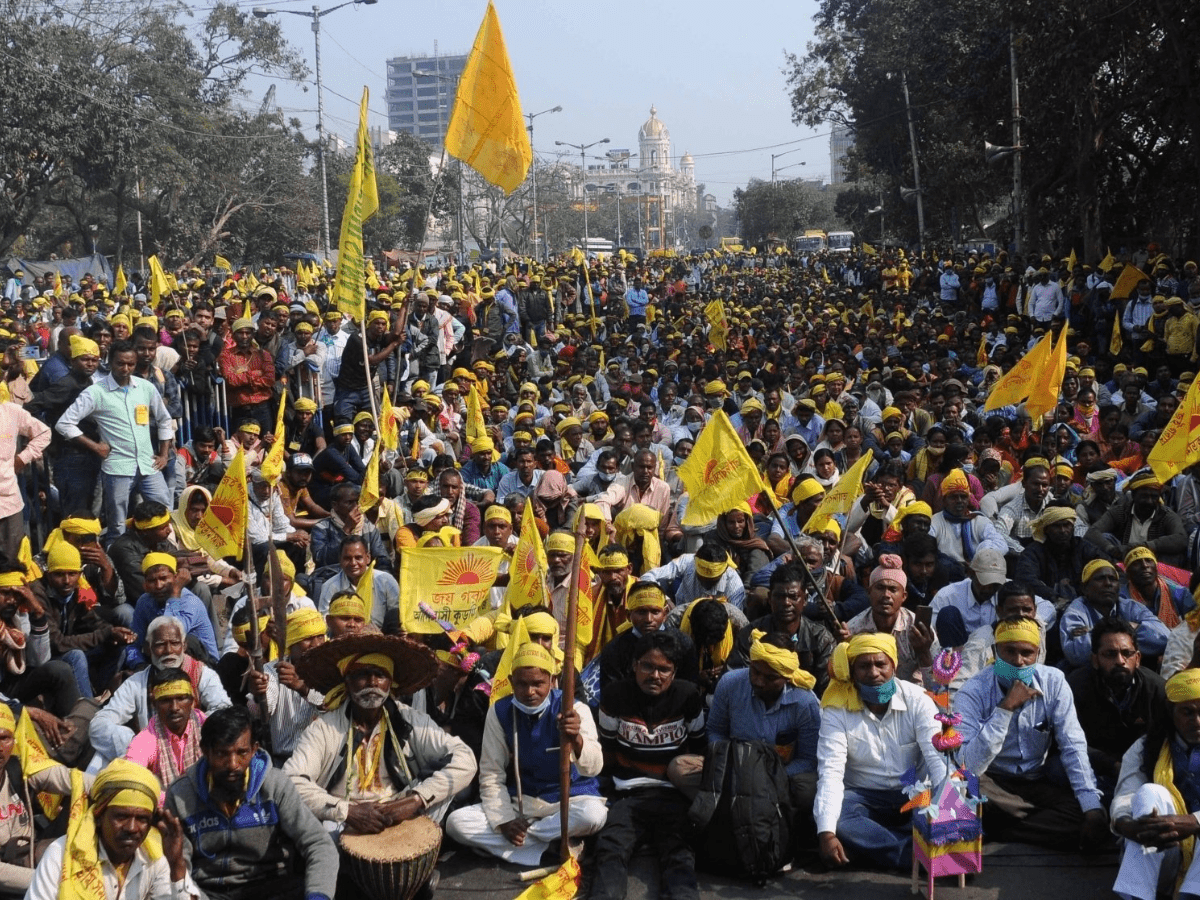 Jharkhand: Kurmi community holds rally in Ranchi for ST status