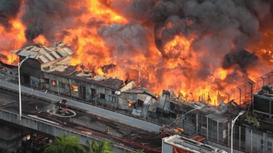 Massive fire erupts at Bangladesh's biggest wholesale market
