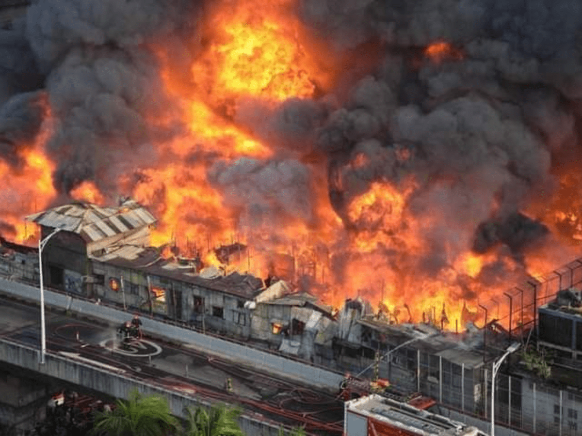 Massive fire erupts at Bangladesh's biggest wholesale market