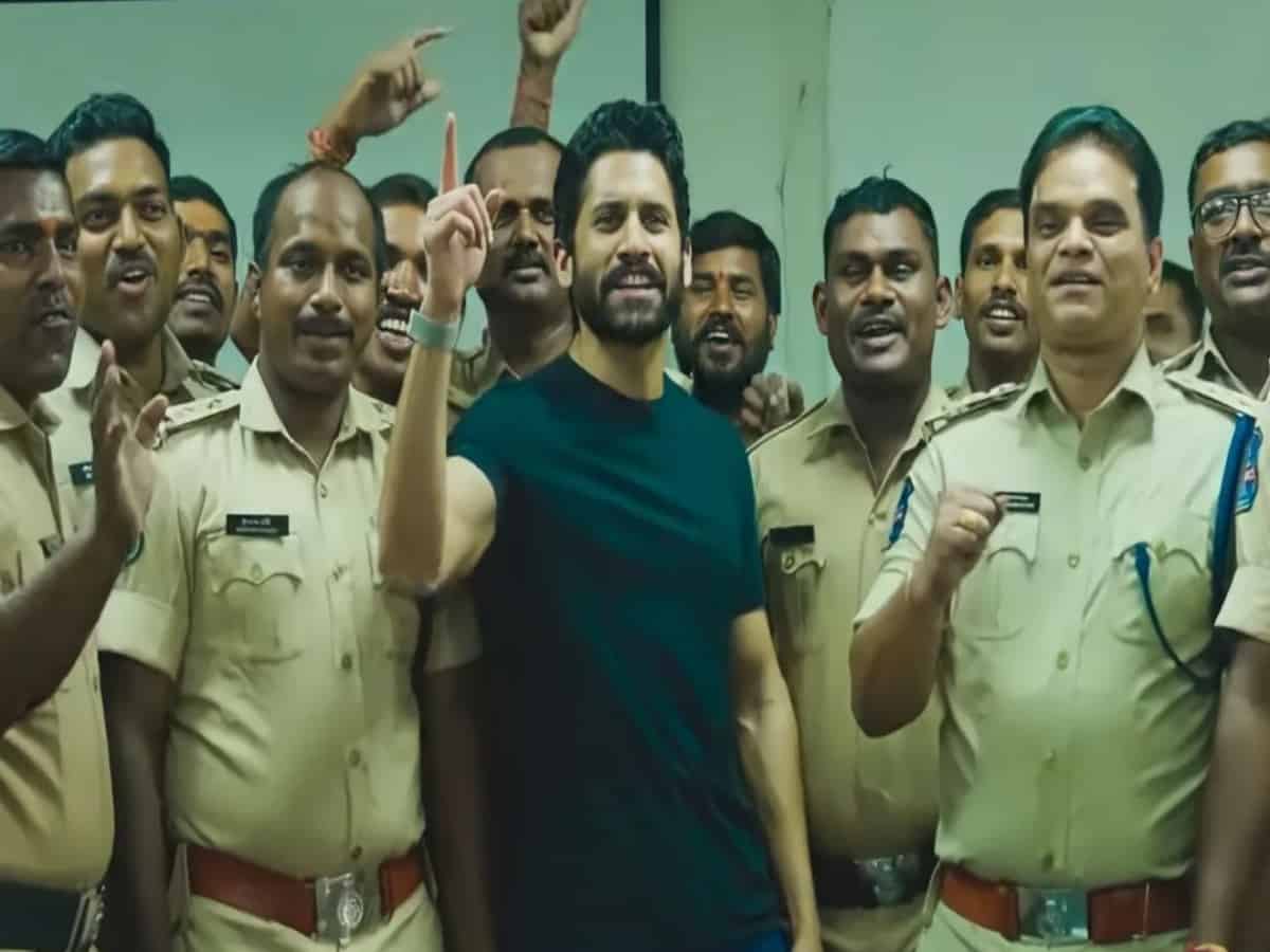 Hyderabad: Chaitanya visits Yousufguda Police Training Centre (video)