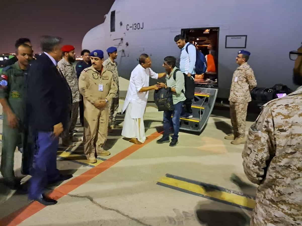 Operation Kaveri: 3rd batch of 135 stranded Indians reaches Saudi Arabia