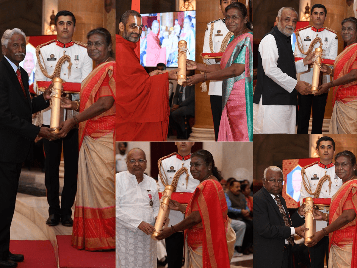 Padma Awardees from Telangana Andhra