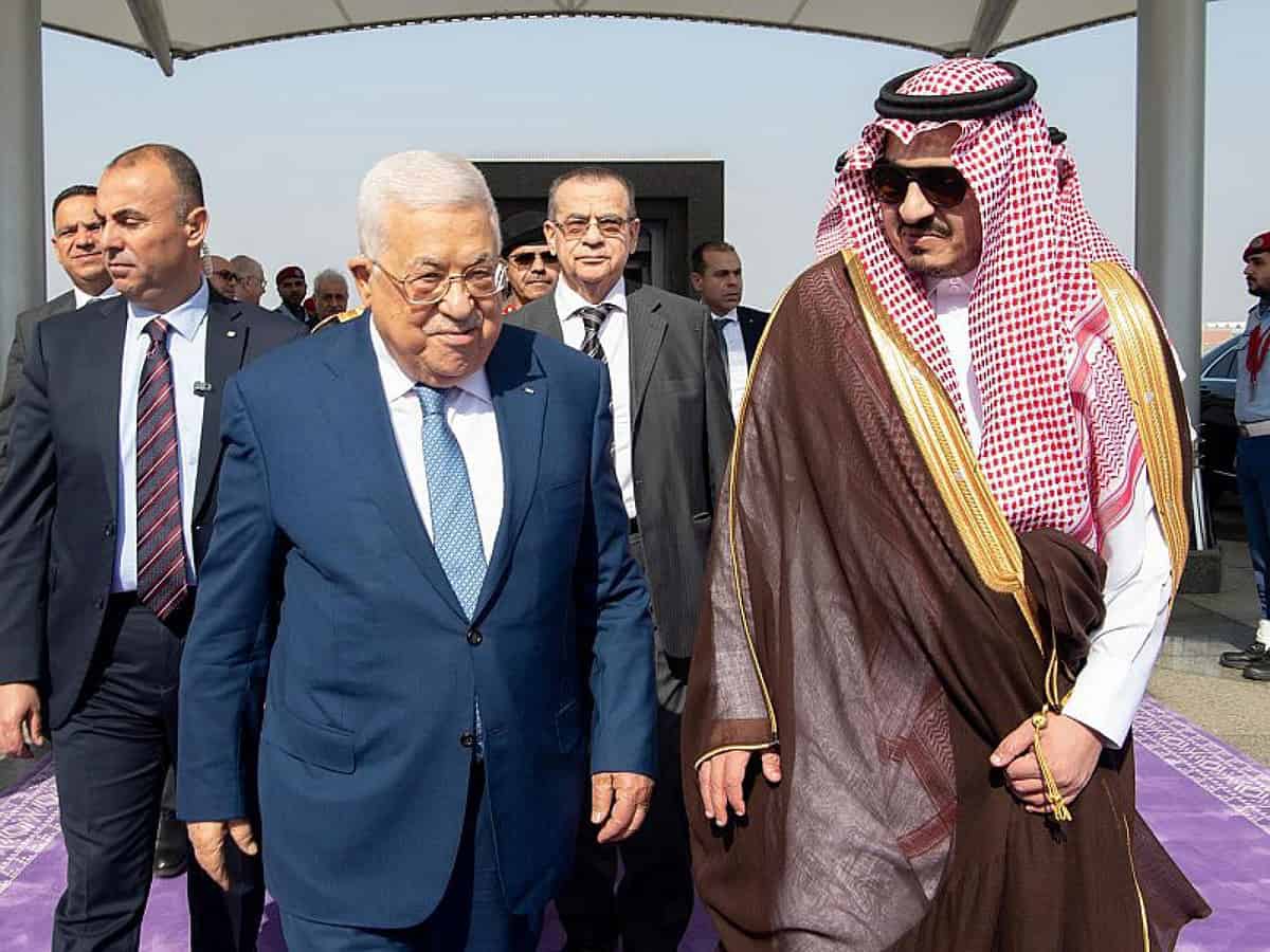 Palestinian President Abbas arrives in Saudi Arabia