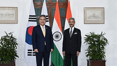 S Jaishankar and Park Jin