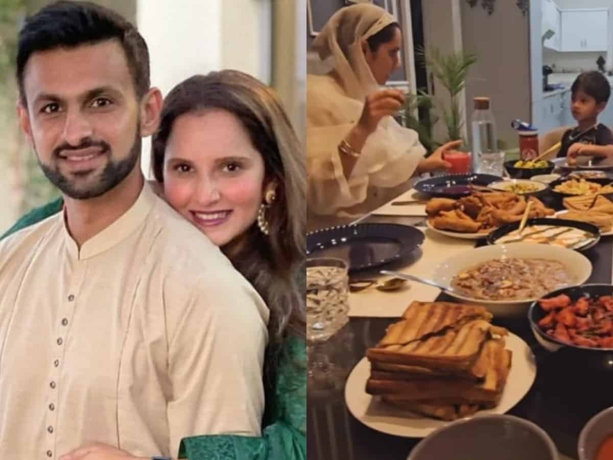 Sania Mirza gives go-by to Shoaib Malik again, feasts with son at Iftar party