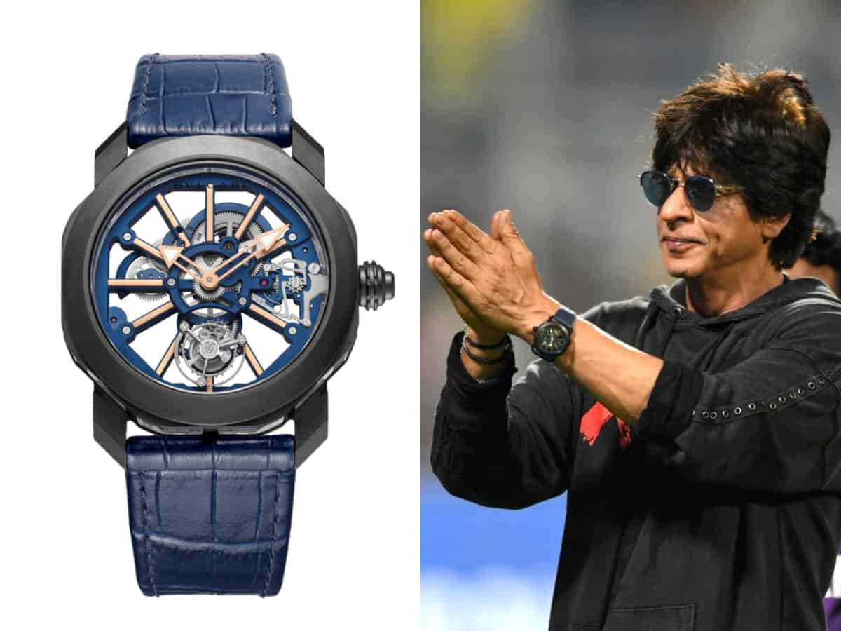 SRK sports super expensive Bulgari watch for IPL match. Guess price