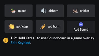 Discord introduces in-app soundboard