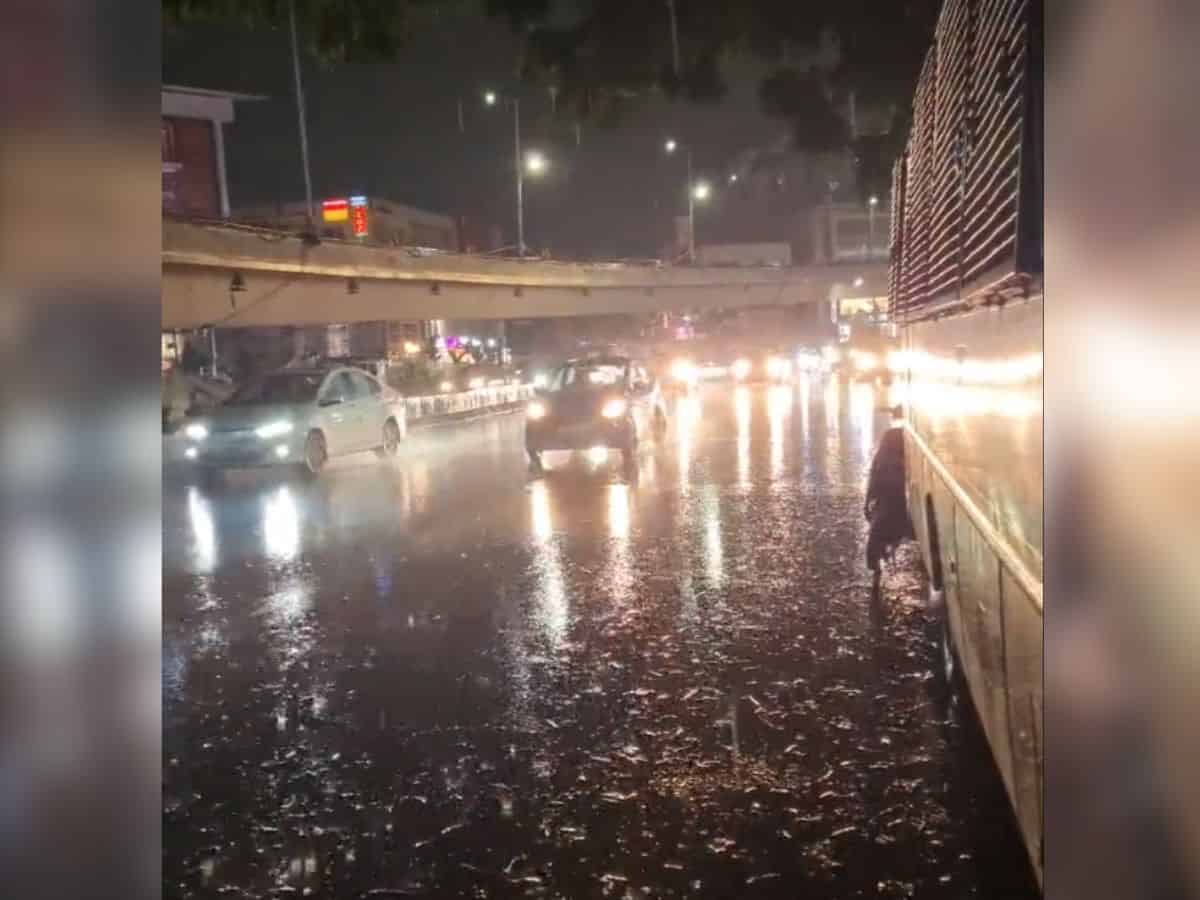 rainfall in hyderabad