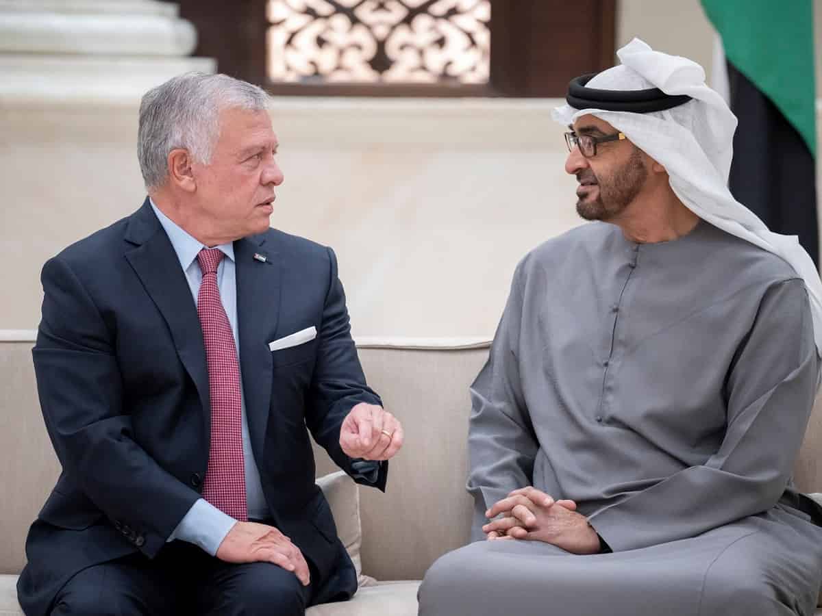 UAE President receives King Abdullah of Jordan in Abu Dhabi