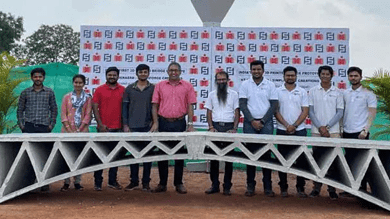 IIT-Hyderabad, Simpliforge made India’s 3D printing prototype bridge