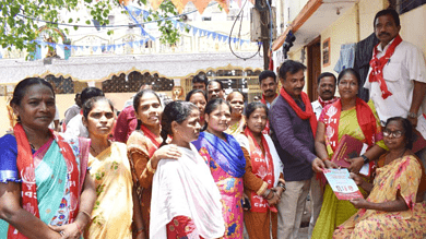 'BJP Hatao-Desh Bachao': CPI reach door-to-door in Hyderabad