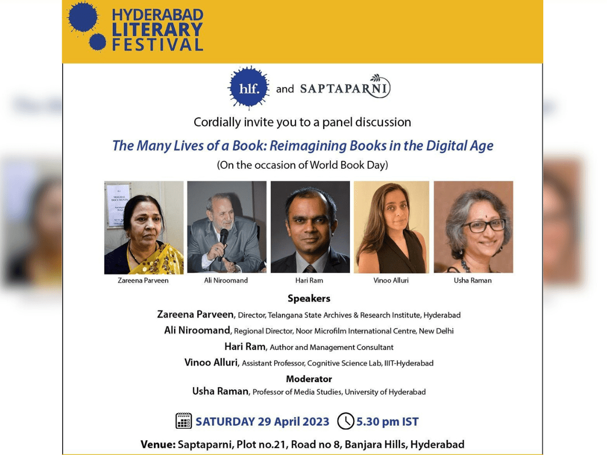 Hyderabad literary festival to host panel discussion on world book day