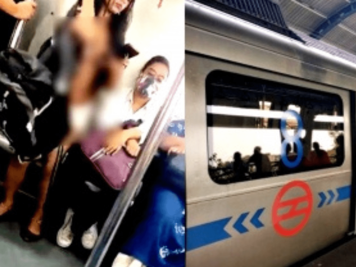 Video of skimpily clad woman in Delhi Metro goes viral, DMRC responds