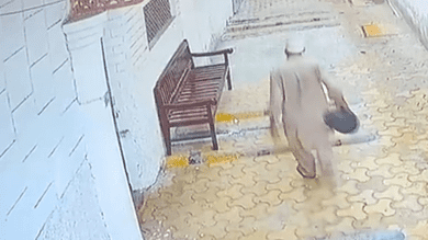 Man caught on CCTV throwing 'black magic' bundle inside Azam Khan's house; arrested