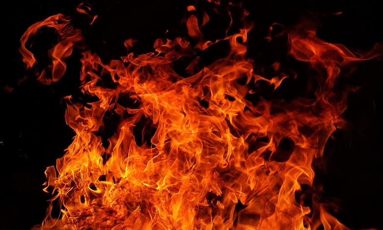 36 shops gutted as fire breaks out in Garjiya temple complex