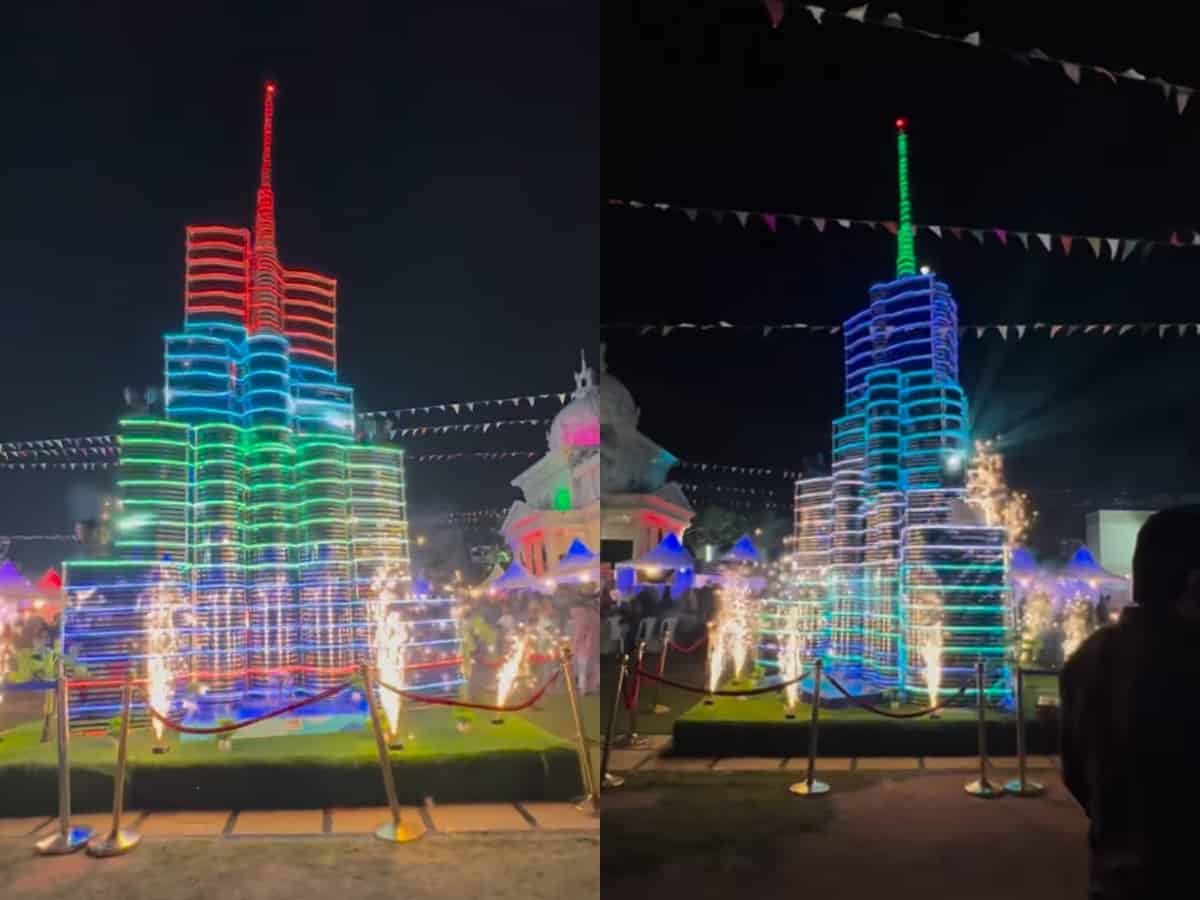 'Burj Khalifa' like structure in Hyderabad leaves city residents in awe