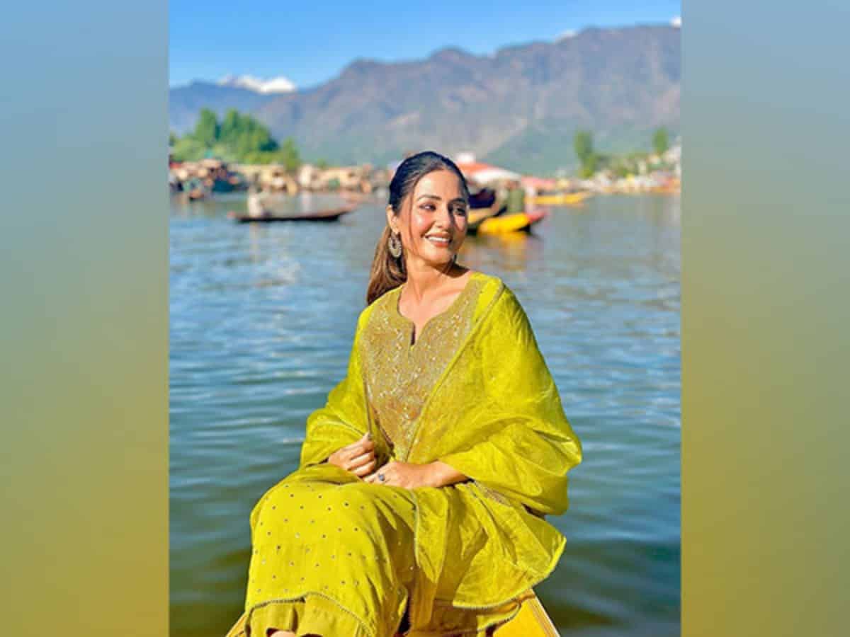 Hina Khan in awe of Kashmir, shares pics from paradise