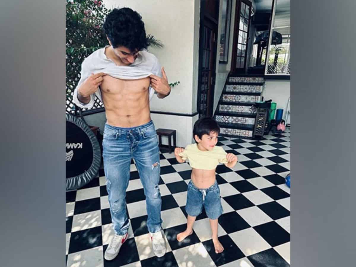 Saif Ali Khan's sons Taimur, Ibrahim's new photo goes viral