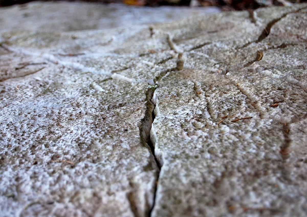 Sweltering summer heat splits large rock in AP village