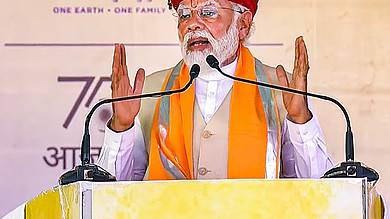Prime Minister Narendra Modi in Rajasthan
