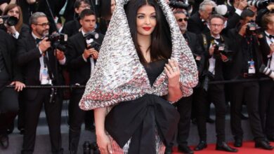 Aishwarya Rai Bachchan scripts another Cannes history with her dramatic hooded gown