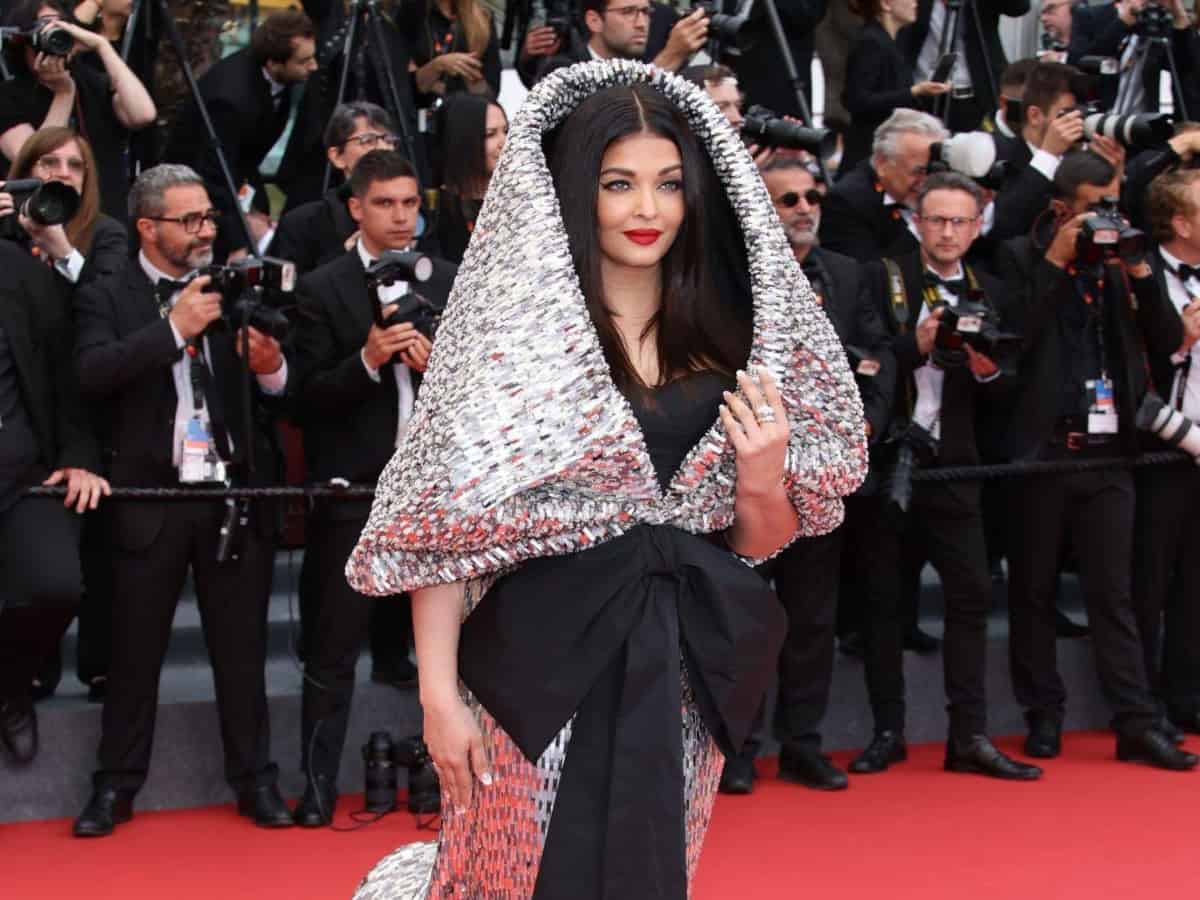 Aishwarya Rai Bachchan scripts another Cannes history with her dramatic hooded gown