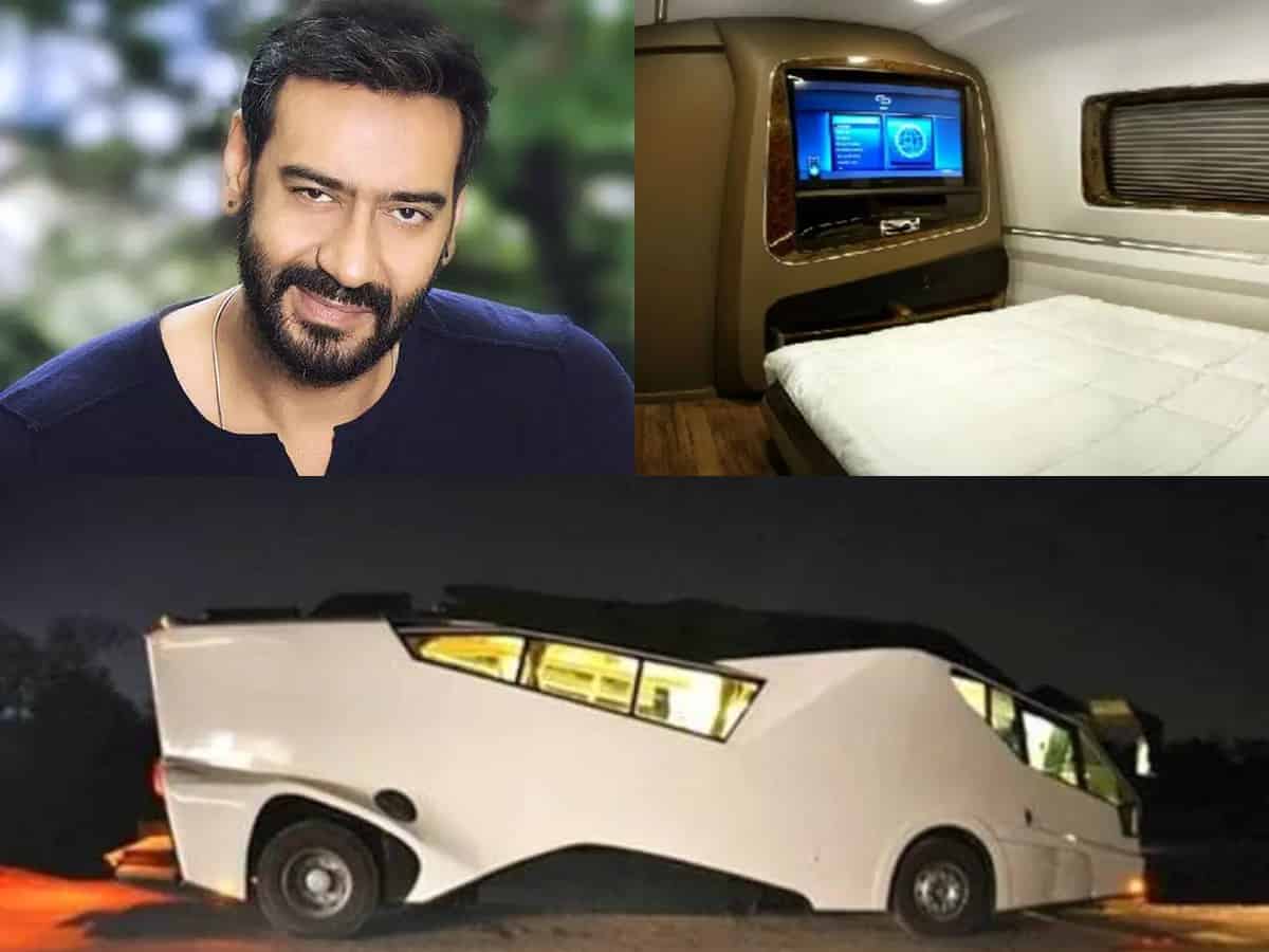 'Palace On Wheels': Inside Ajay Devgn's multicrore vanity van
