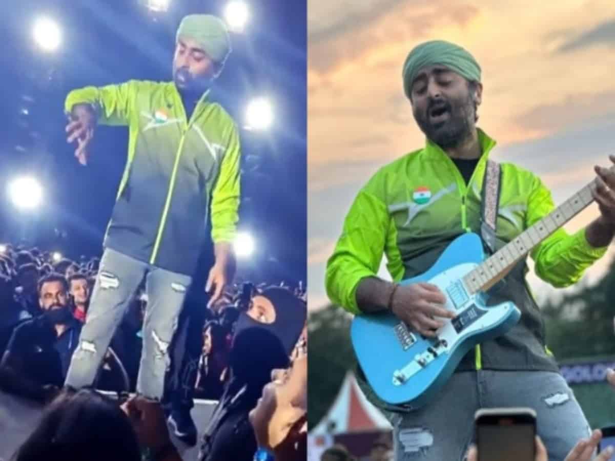 Arijit Singh injured after excited fan pulls hand during live concert, says 