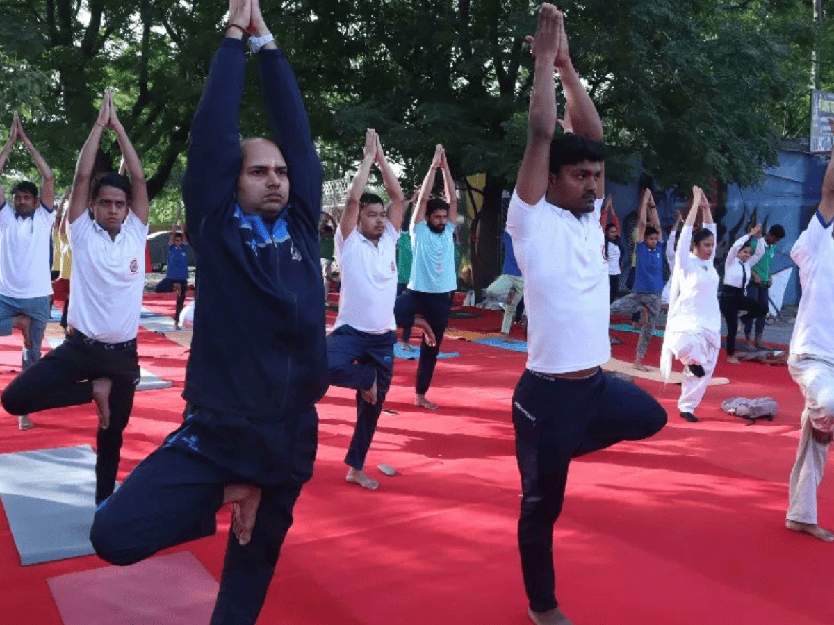 Hyderabad: 'Yoga Mahotsav' at Secundrabad Parade Grounds on May 27