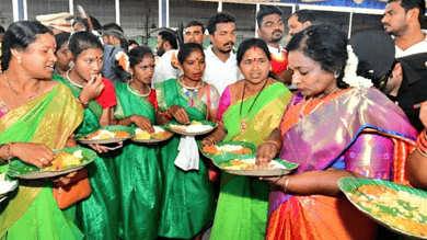 Telangana Guv meets Adivasis in Kothagudem; assuages their concerns over issues
