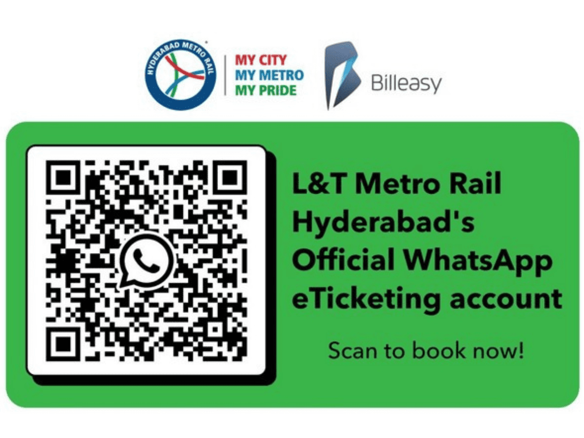 Travelling for IPL match? L&T Metro Rail, Hyderabad makes it easy with WhatsApp e-ticketing