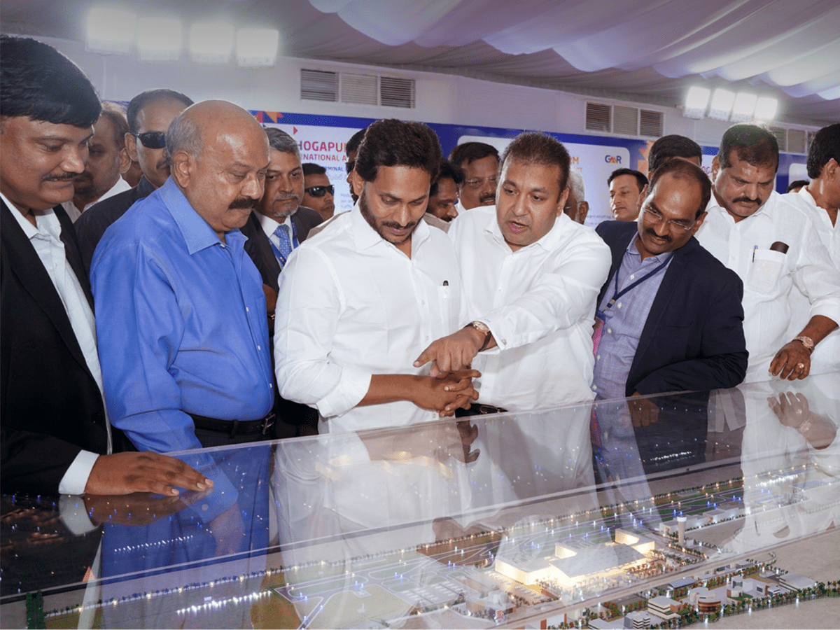 AP CM lays foundation for Rs 4,600 cr Bhogapuram airport
