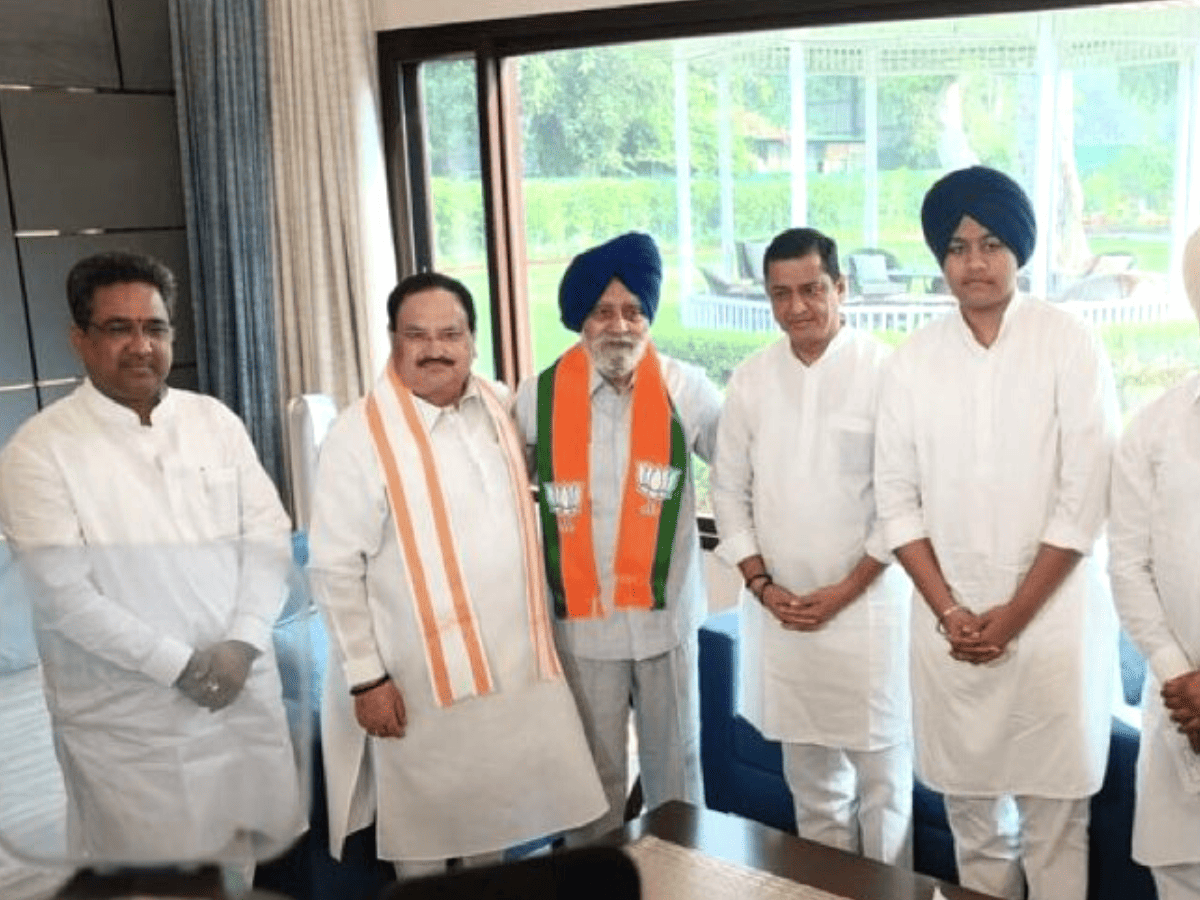 Former Punjab Assembly Speaker Charanjit Singh Atwal joins BJP