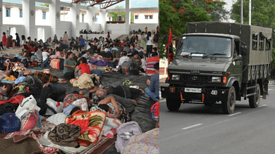 Manipur: Article 355 invoked, Army flag march on, addtl troops airlifted from Assam