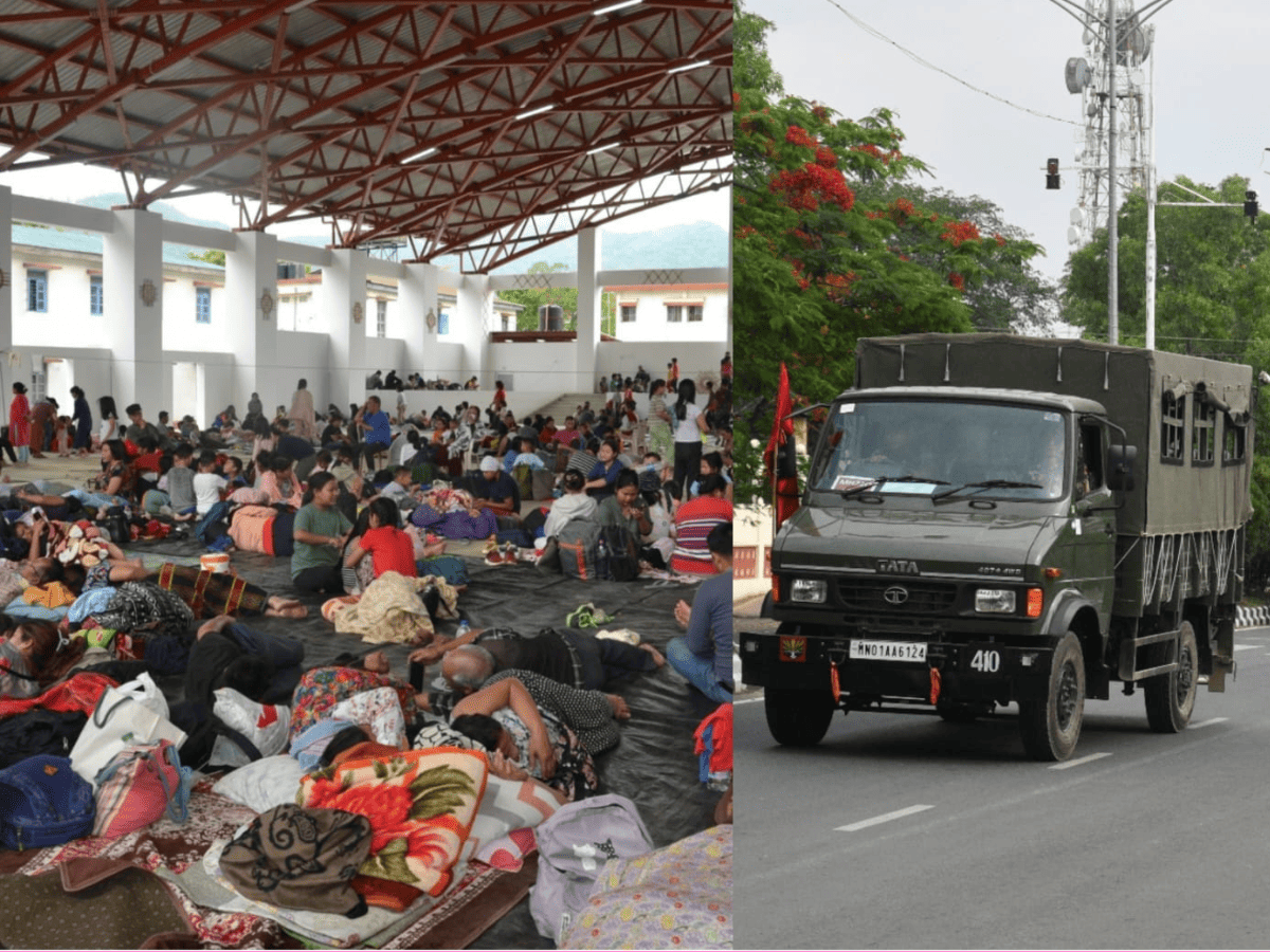 Manipur: Article 355 invoked, Army flag march on, addtl troops airlifted from Assam