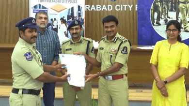 Hyderabad: 60 cops felicitated for improving fitness with ‘Fitcop’