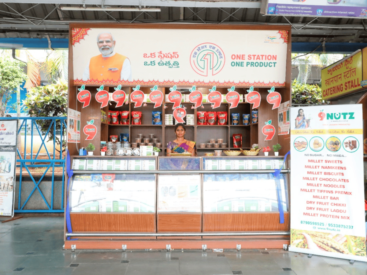 Hyderabad: Shop for Millets at Secundrabad, Begumpet railway stations