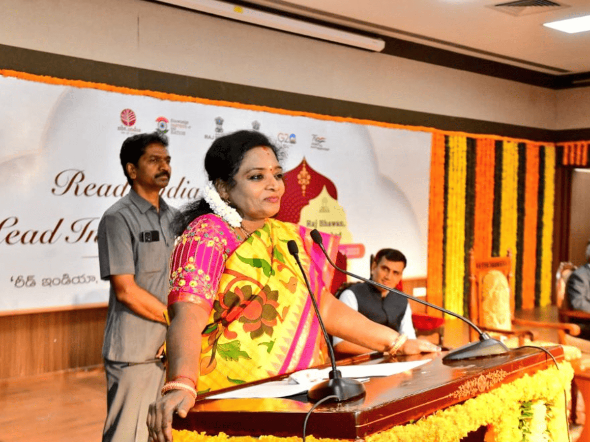 Telangana Guv launches 'Read India, Lead India' campaign