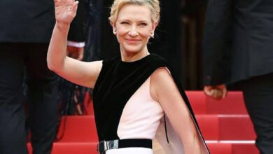 Cate Blanchett goes barefoot to stand up for Iranian women