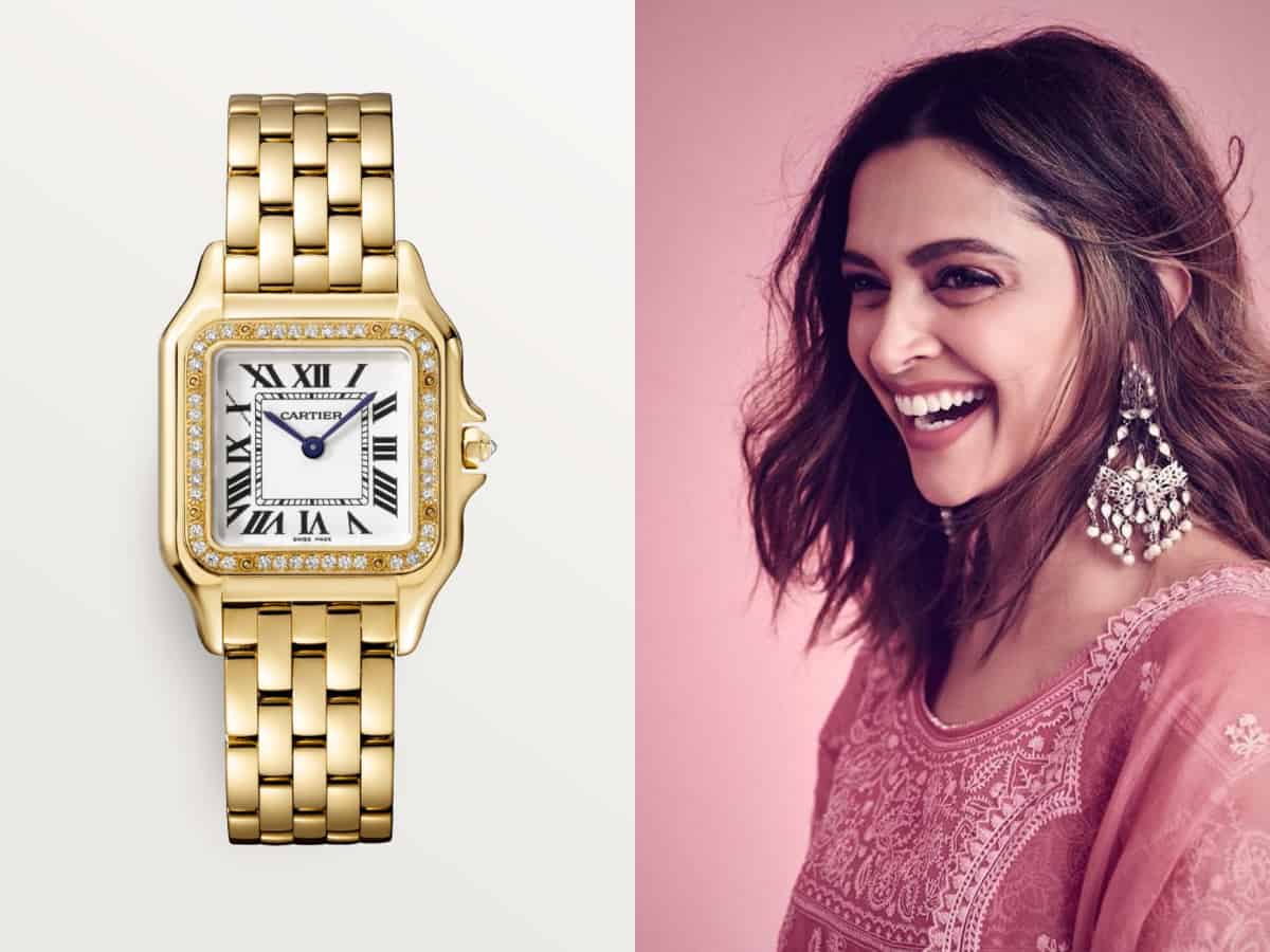 What's the price of Deepika Padukone's viral Cartier gold watch?