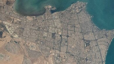 Photo: Kuwait from 400 km above earth