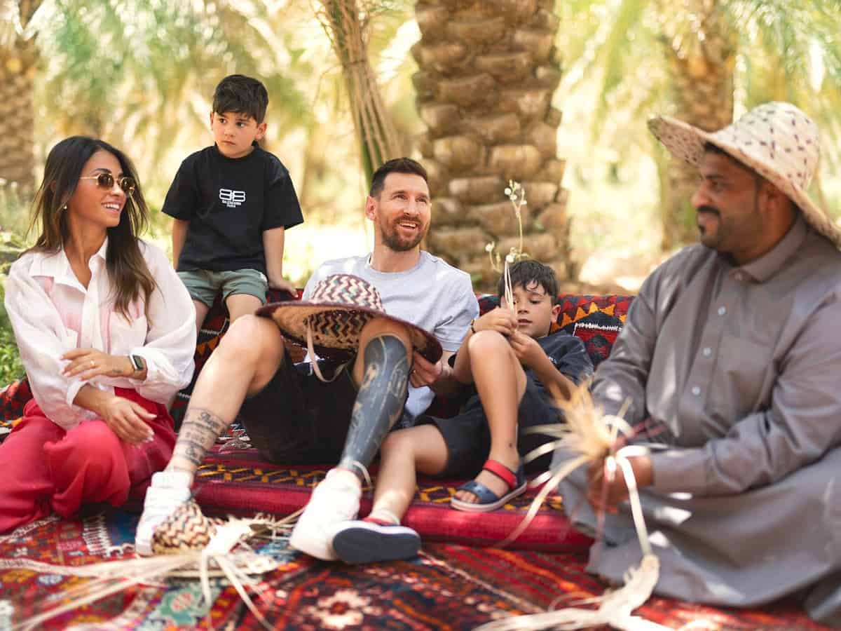 Messi begins his second tour in Saudi Arabia