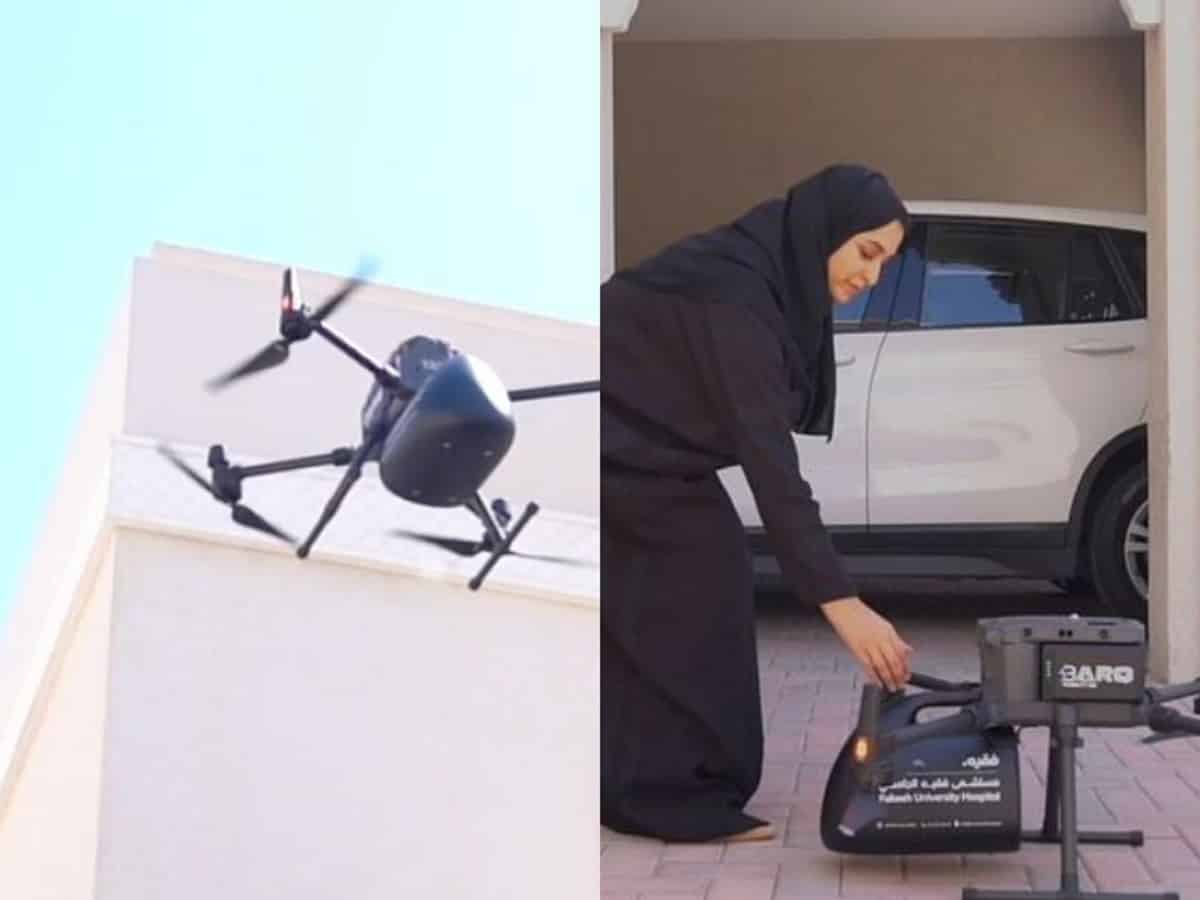 Video: In a first in Middle East, Dubai hospital delivers medicine via drone