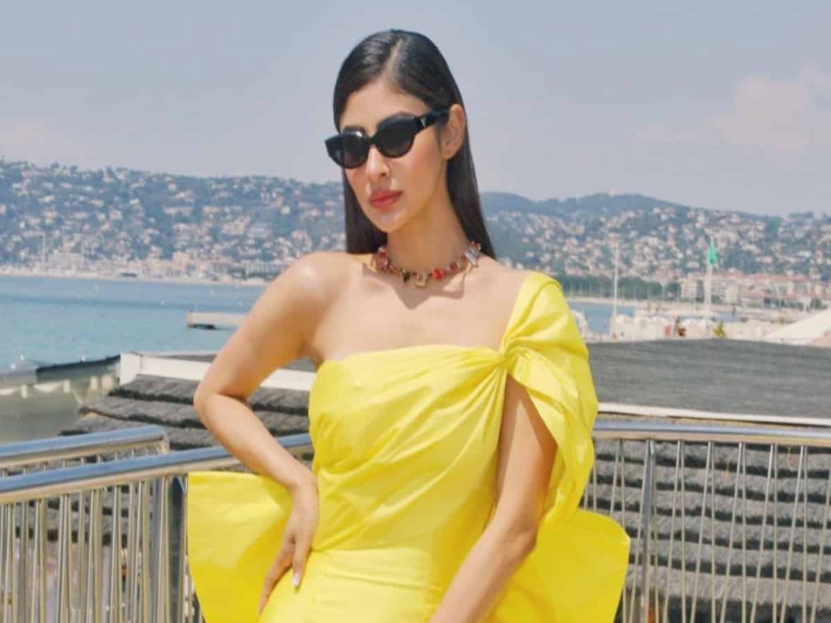 Mouni Roy makes her Cannes debut in a yellow gown, pics inside